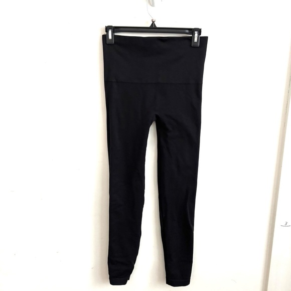SPANX LOOK AT ME NOW SEAMLESS LEGGINGS BLACK SIZE L #FL3515 - Picture 2 of 10